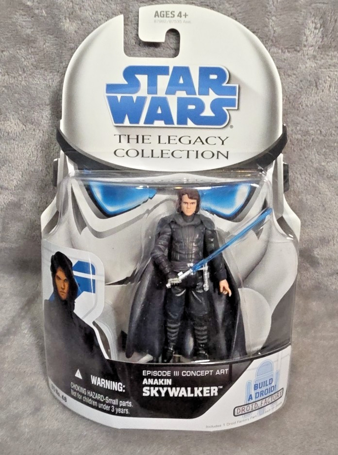 Star Wars -Legacy Collection Anakin Skywalker Concept Art Build A Droid Bd48 New