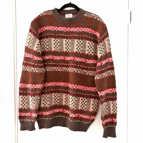 Benetton, Vintage 90’ United Colors of Benetton Wool Fair Isle Sweater Intarsia Size L