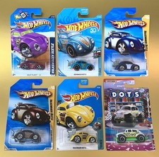 Hot Wheels Matchbox Volkswagen Beetle Misc Cars lot of 6