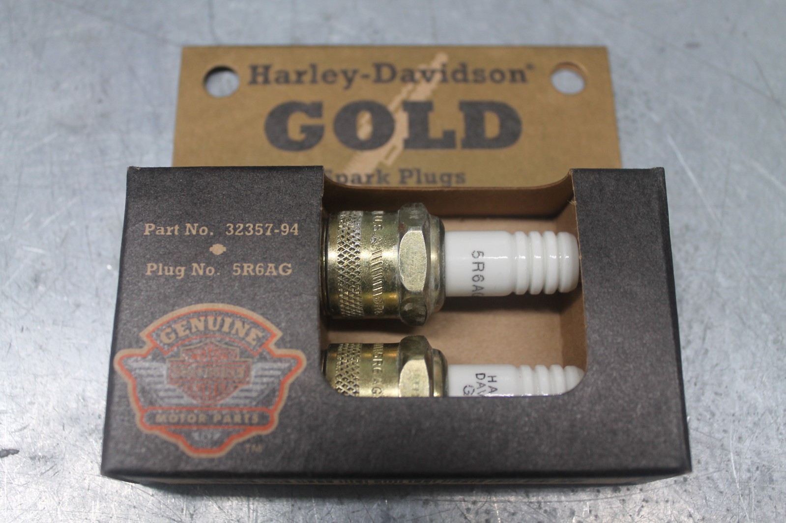 Harley Davidson Gold Spark Plugs 32357-94