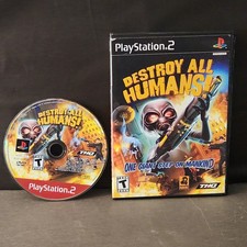 Destroy All Humans! Sony PlayStation 2 Game THQ T NTSC-U/C 2005 Action Shooter