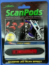 NEW STREET FX SCANPODS CAR ALARM SECURITY LED SCANNING LIGHT - RED