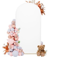 7.2FT Arch Covers,Arch Backdrop Stand Fitted Cover for Wedding Birthday Party...