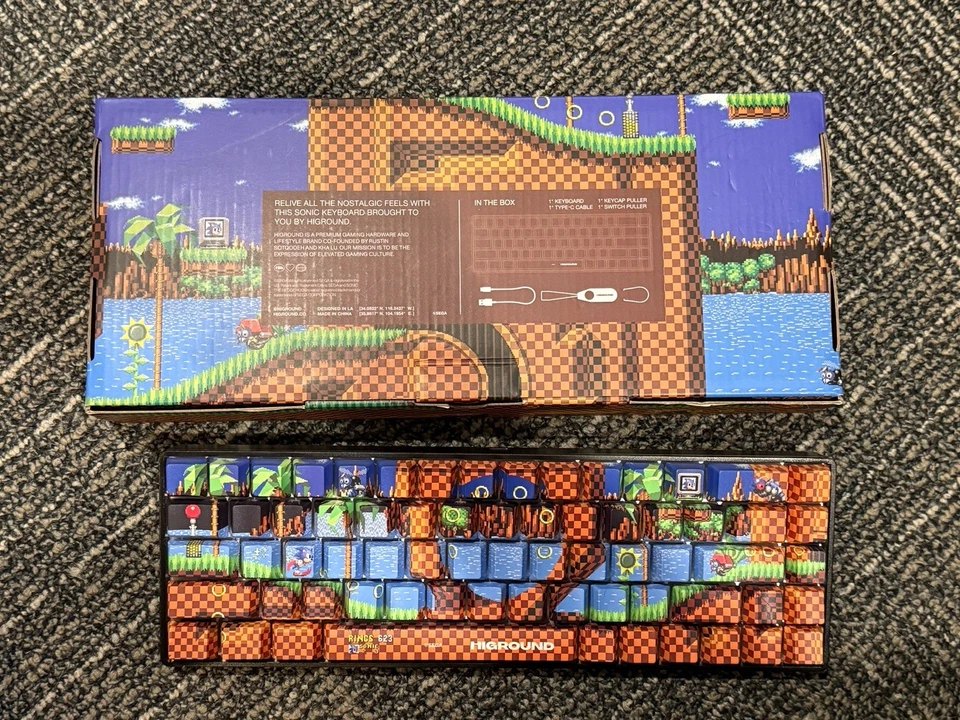 Higround x Sonic The Hedgehog Green Hill Zone Keyboard - Image 2 of 4