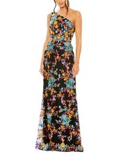 Mac Duggal One-Shoulder Gown Women's Black 2
