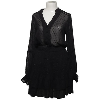 Shoeby, Kleid, Größe: S, Nicolette, Schwarz, Polyester/Viskose, Gepunktet #ffF