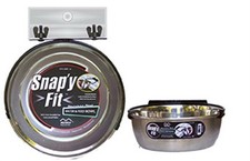 Pet Bowl, With Crate Bracket, Stainless Steel, 2-Qts.