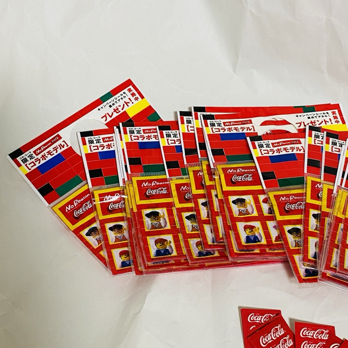 New LEGO Studios Japan Coca-Cola Complete 24 Set with Stickers and
