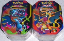 POKEMON TCG MEGA CHARIZARD TIN SET OF 2 SEALED USA