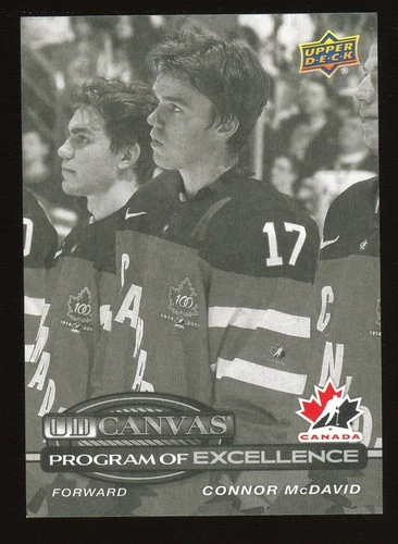 2025-26 UD Hockey UD Canvas Program of Excellence Connor McDavid