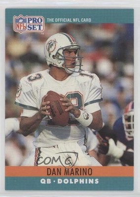 1990 Pro Set Blank Back Dan Marino #181 HOF 0d0o