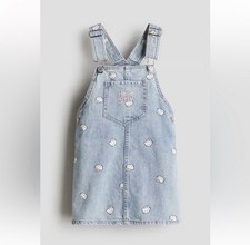 H&M x Sanrio Hello Kitty Printed Denim Overall Dress — listing 2