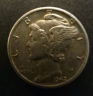 1942 Mercury Silver Dime 10c Full Bands