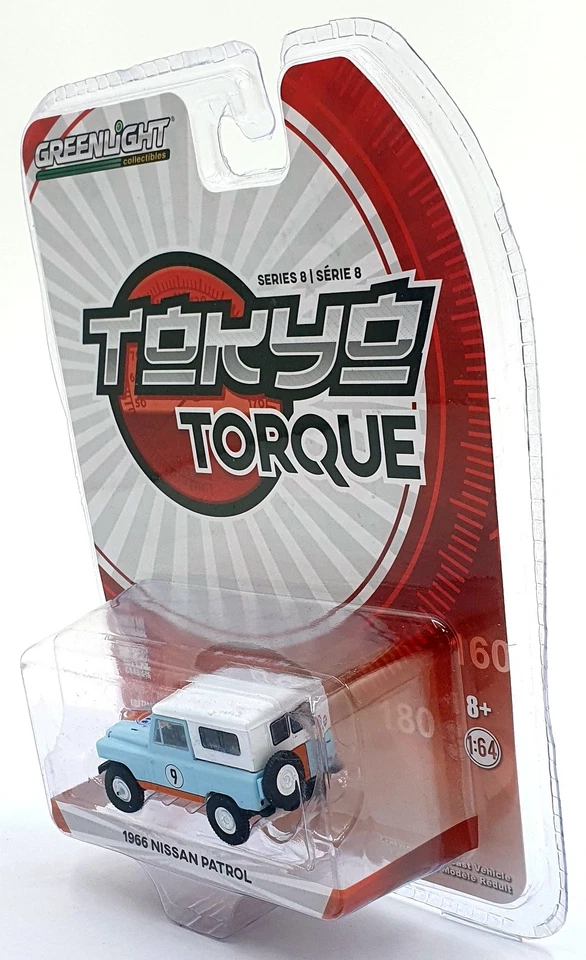 Nissan Patrol 1966 Greenlight escala 1/64 47060-A - azul/blanco Foto 3 de 4