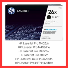 HP 26X Toner Cartridge (High Yield) - CF226X - NEW !!! - M402dn M402dw M426fdw