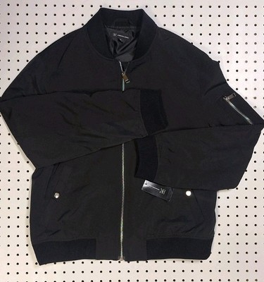 I N C Men's  Medium Spring Fall Jacket Deep Black Inside Pocket