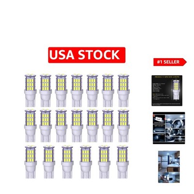 Universal Fit 12V LED Interior Bulbs - 20-Pack Replacement for Cars, RVs, Boats