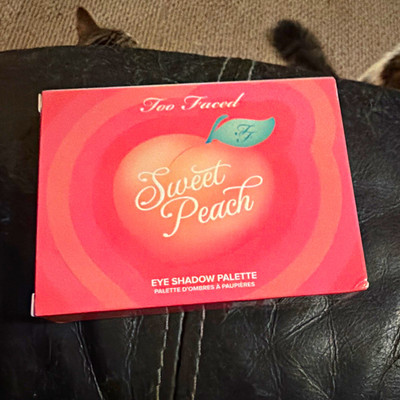 Too Faced Sweet Peach Eye Shadow Palette Matte/Shimmer Bellini Peach Pit + More