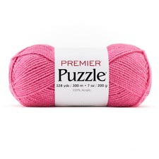 Premier Puzzle Solids Yarn-Pink