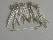 25pk 3 pin Y Jumpers 3 Male Pins Ideal for DB 9/25 Assembly Connectors