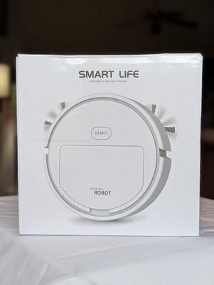 Smart Life Sweeping Robot Vacuum Cleaner NO. N235 BLACK.  Open Box/ Never Used