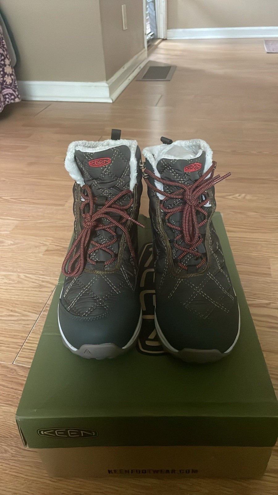 Stivali da neve KEEN Terradora 2 invernali impermeabili rosa arancione donna taglia 8