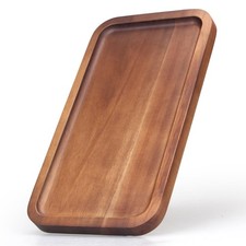 Small Wooden Platters Rectangle Mini Charcuterie Boards Acacia Wood Serving T...