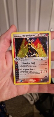 Team Magma's Houndoom 10/95 Team Magma vs Team Aqua Holo Pokemon TCG - NM