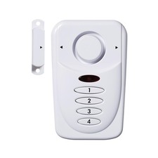 Sabre Elite Wireless Door Alarm with Exit/Entry Delay Mode, Home Mode  White