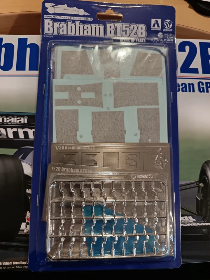 Brabham BT52B "83 European Ver" + Set dettaglio - Beemax 1/20 - Immagine 2 di 4