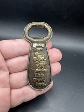 Vintage Mickey Mouse Beer Bottle Opener Walt Disney Productions Disney World