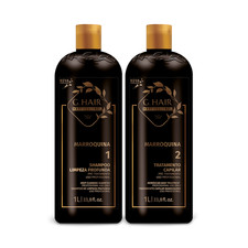 G.hair haOriginal Moroccan Smoothing Keratin Treatment Kit 2 Steps 33.8oz each