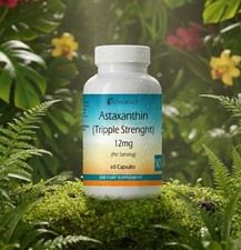 Astaxanthin Capsules - 12mg Per Serving , Fresh Stock/