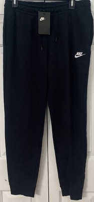New Nike Sportswear Jogger Women s M Club Fleece Black Running Pants BV4095-010