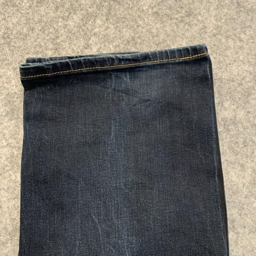 Levis 514 Jeans Mens 36x34 Blue Dark Wash Straight Stretch - Picture 8 of 22