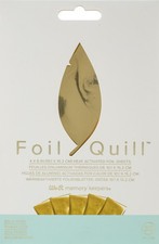 We R Foil Quill Foil Sheets 4"X6" 30/Pkg-Gold Finch - 3 Pack