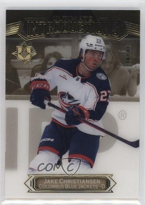 2022 Upper Deck Ultimate Collection Gold 36/49 Jake Christiansen Rookie RC 8tn