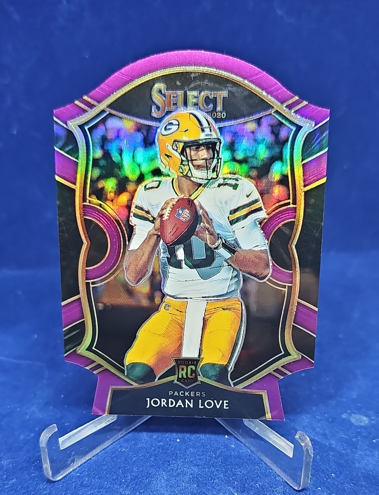2020 Panini Select - Concourse Jordan Love #47 Purple Prizm Die-Cut (RC)