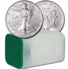 US MINT ROLL  (20) - 2007 - 1 OZ. AMERICAN SILVER EAGLE DOLLARS UNCIRCULATED