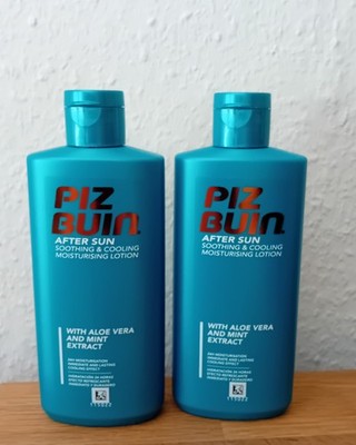 2 x PIZ BUIN After Sun Soothing & cooling Moisturising Lotion je 200 ml Neu