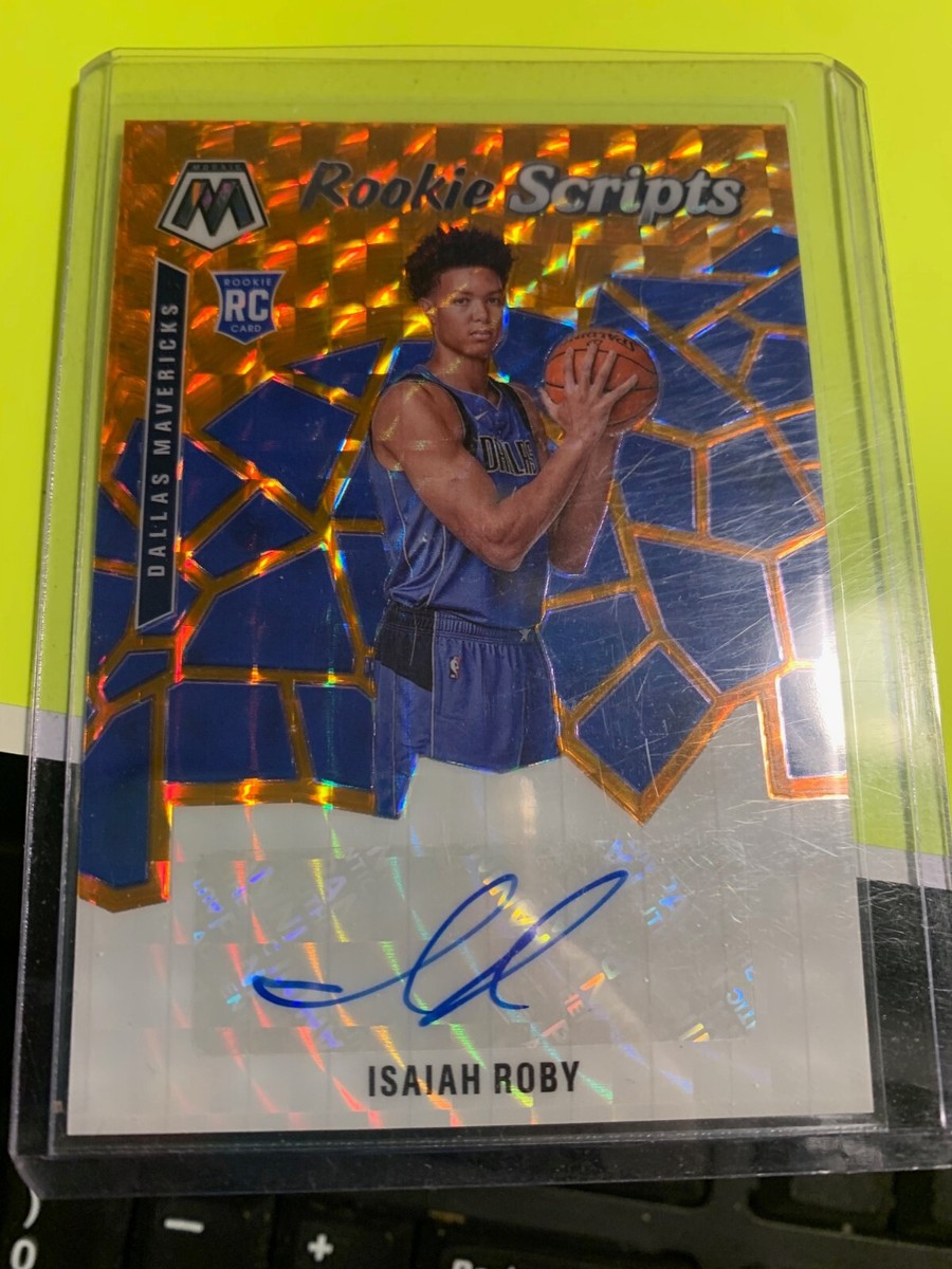 2019-20 PANINI MOSAIC ORANGE ISAIAH ROBY ROOKIE SCRIPTS AUTOGRAPH