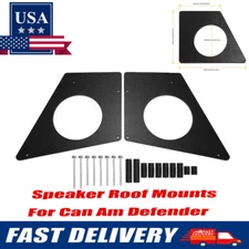 For 2017-2024 Can Am Defender Speaker Roof Mounts Kit Fits 6.5'' Speakers 2018 