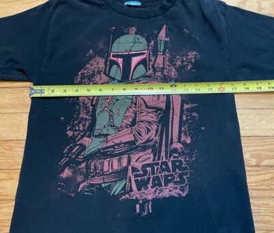 Vtg Y2K Star Wars Boba Fett T-Shirt Size Youth L | eBay