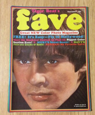 Tiger Beats Fave September 1967 Volume 1 #1 Issue Beatles Mr Spock Rare EX