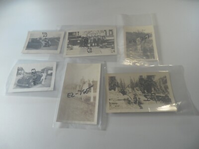 E8-4 Vintage estate photo lot of 6 photos 1930/40's NY new car RIVOLI