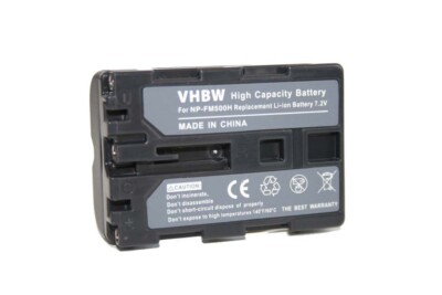 Vhbw Batteria Compatibile Sony NP-FM500H Per DSLR Alpha SLT-A57, A58 - 1200mAh, 7,2V, Li-Ion