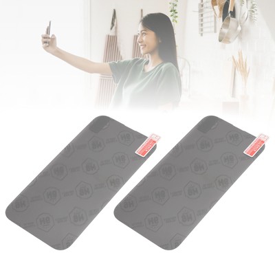 New 2x Screen Protector For 14 Pro 6.1in PET 9H Frosted Anti Peep Water Oil