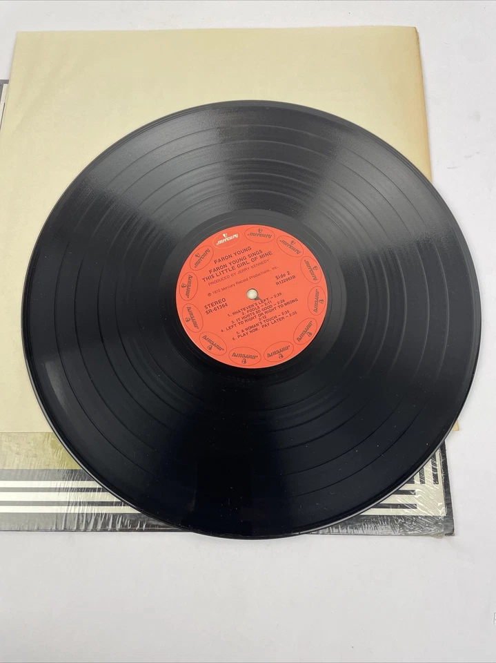 Faron Young "This Little Girl of Mine" 1972 Country LP Vinyl Record - Mercury - Image 3 of 4