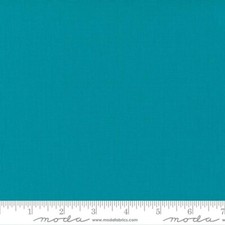 1yd x 42" 100 cotton Moda Bella Solids Turquoise 9900 107