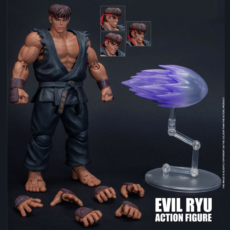 Ultra Street Fighter II: Evil Ryu 1/12 Scale Action Figure Deluxe Set –  TOYCO Collectibles